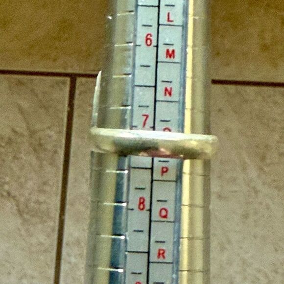 Black Rutilated Gemstone Statement Ring Sterling Silver Artisan Made Size 7 New - Picture 4 of 5